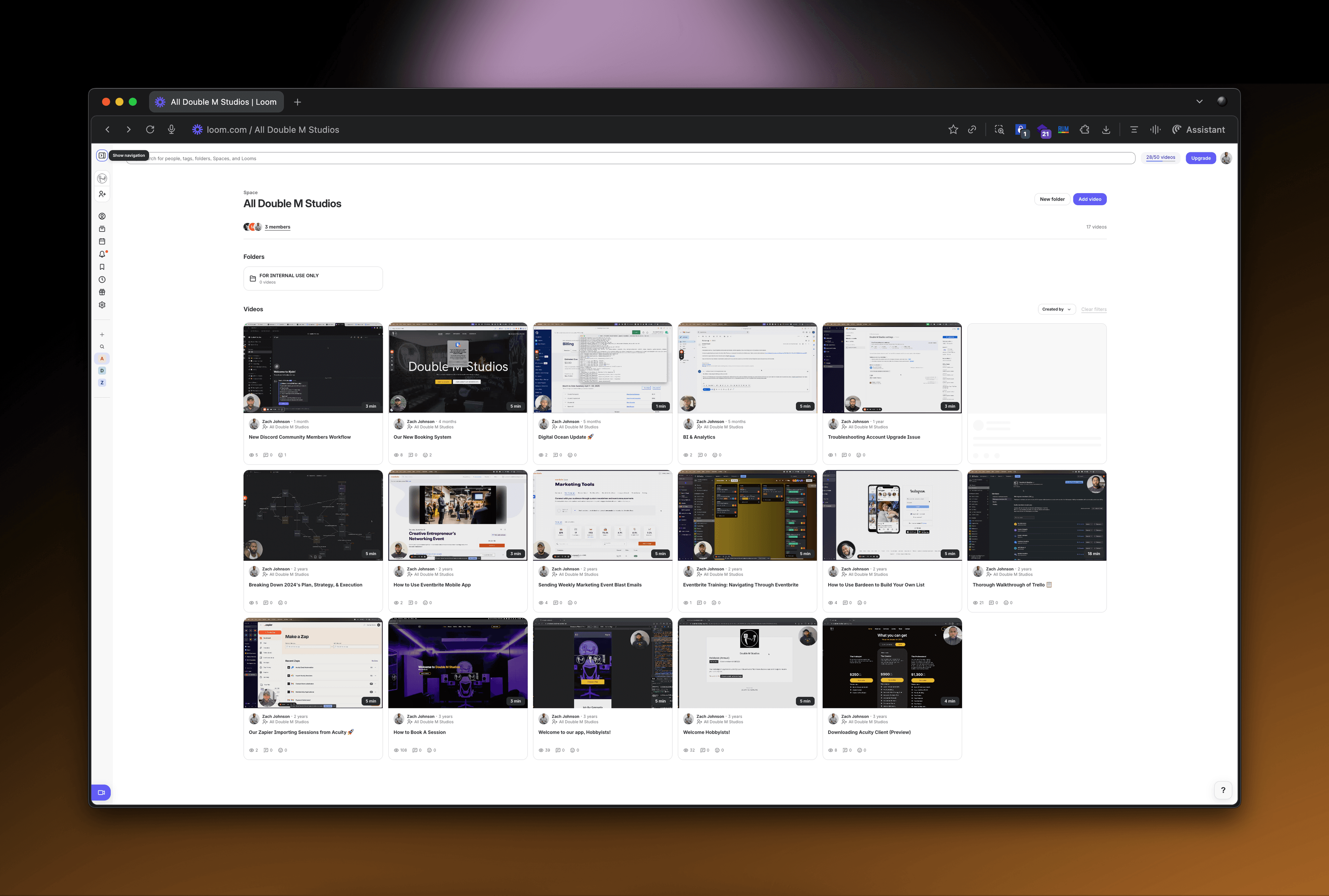 After fielding so many repetitive tickets for internal and external clients, I distilled the most common problems into a dozen or so Loom videos that would proactively send in an automation or send after-the-fact.